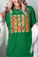 5000P-E3110 Brushstroke Fall Graphic Plus Heavy Cotton Tee $12.75
