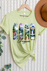US3001-E3061OR Oregon State Brushstroke Graphic Tee $12.5
