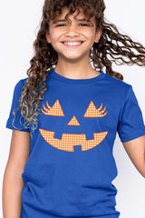 US3001Y-E3148Z Cute Pumpkin Halloween Kids Graphic Tee $11