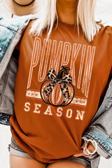 US3001-E3145 Pumpkin Season Graphic Tee $12.5