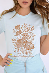 US3001-E3155 Neutral Thanksgiving Graphic Tee $12.5