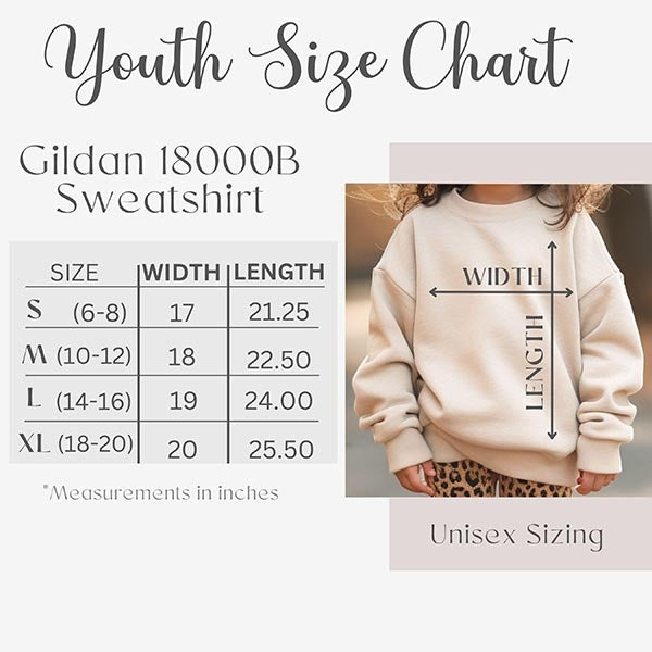 UL180B-E2843Z Amen Lace Kids Graphic Fleece Sweatshirt $20