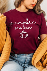 US3001-E3152 Pumpkin Season Graphic Tee $12.5