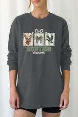 UL240-E3192 Deer & Duck Hunting Season Graphic Long Sleeve Tee $13.75