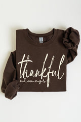 UL180-E3170 Thankful Graphic Sweatshirt $20