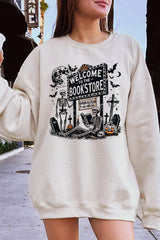 UL180-E3122 Bookstore Halloween Graphic Sweatshirt $20
