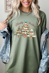 5000-E3185 Howdy Christmas Graphic Heavy Cotton Tee $9