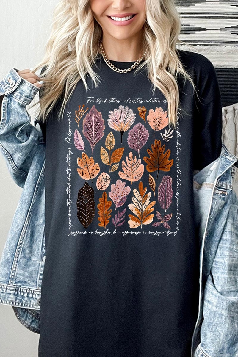 5000-E3147 Christian Fall Graphic Heavy Cotton Tee $9