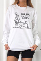 UL240P-E3075 If Youu2019re Hanging On Graphic Plus Long Sleeve Tee $17