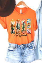 US3001-E3061AZ Arizona State Brushstroke Graphic Tee $12.5