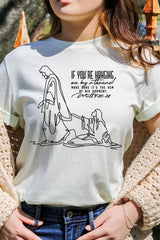 US3001P-E3075 If Youu2019re Hanging On Line Art Graphic Plus Tee $16