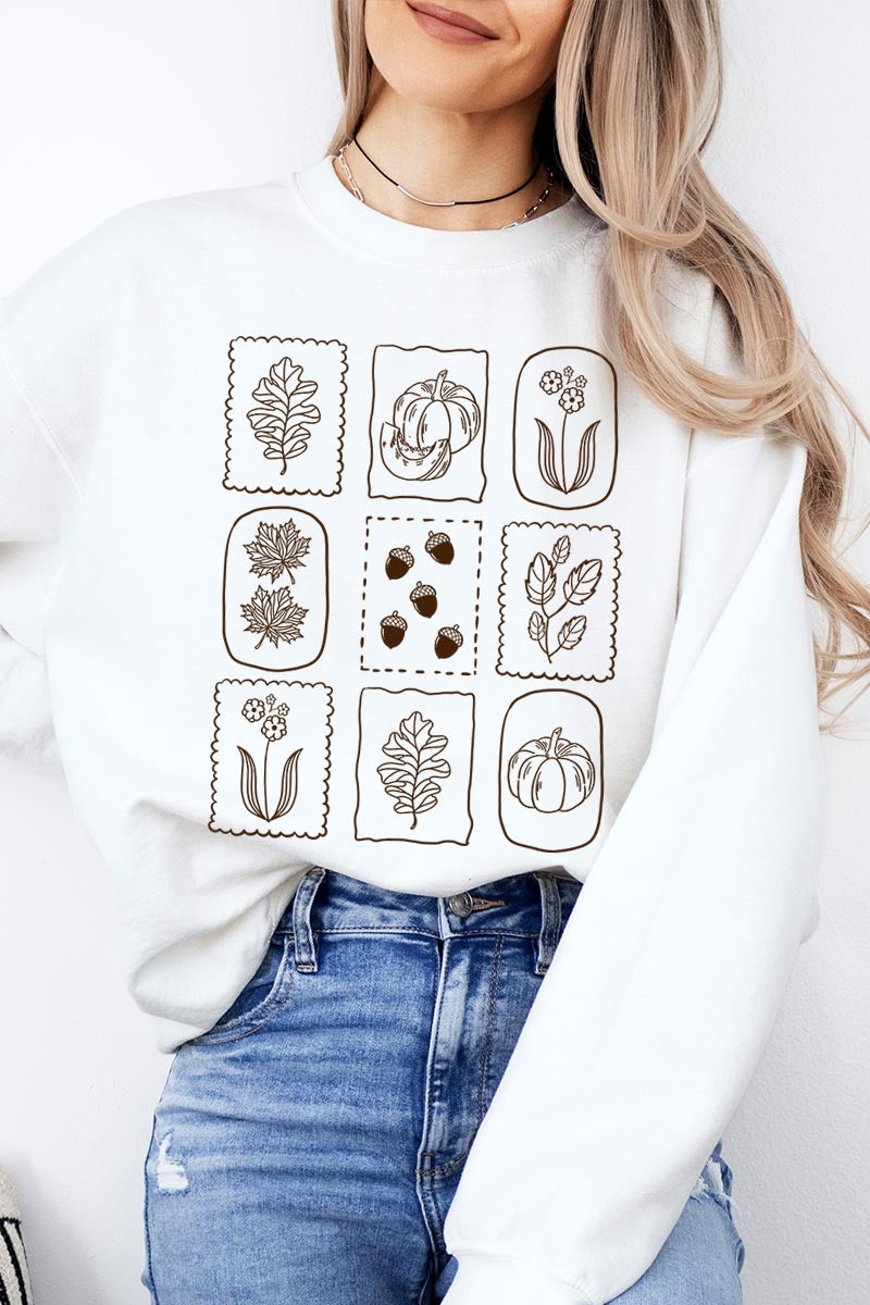 UL180-E3101 Autumn Graphic Sweatshirt $20