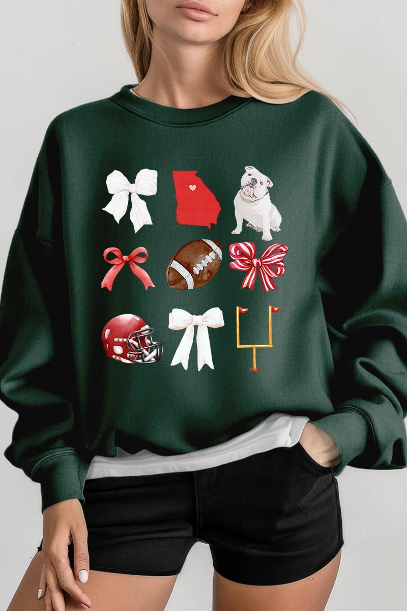 UL180-E3080 Georgia Football Graphic Sweatshirt $20