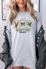 US3001-E3192 Deer & Duck Hunting Season Graphic Tee $12.5
