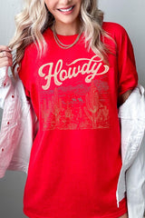 5000P-E3095 Howdy Desert Western Graphic Plus Heavy Cotton Tee $12.75