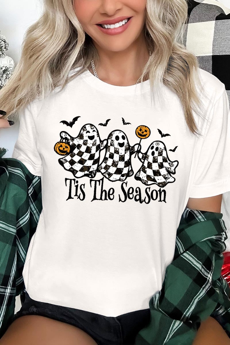 US3001P-E3124 Retro Ghosts Graphic Plus Tee $16