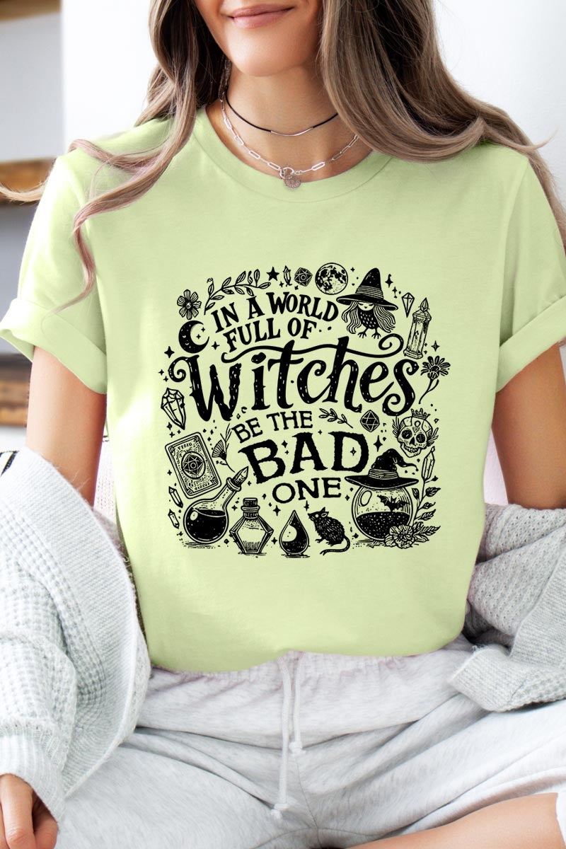 US3001P-E3139 In a World of Witches Graphic Plus Tee $16
