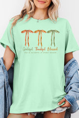 5000-E3111 Grateful Thankful Blessed Graphic Heavy Cotton Tee $9