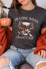 US3001-E3191 Hunting Wives Social Club Graphic Tee $12.5