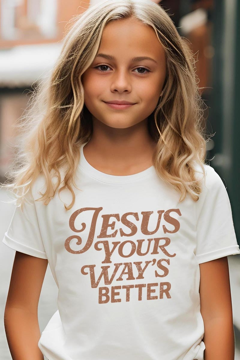 US3001Y-E3114Z Christian Kids Graphic Tee $11