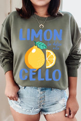 UL180-E3056 Limoncello Graphic Sweatshirt $20