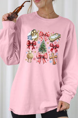 UL240-E3219 Nativity Scene Christmas Graphic Long Sleeve Tee $13.75