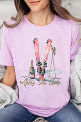 US3001P-E3187 Apres Ski Club Graphic Plus Tee $16