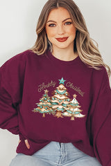 UL180-E3185 Howdy Christmas Graphic Sweatshirt $20