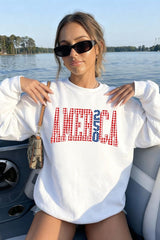 UL180-E3468 God Bless USA Graphic Sweatshirt $20