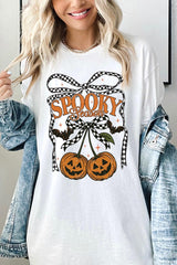 5000-E3085 Pumpkin Cherries Graphic Heavy Cotton Tee $9