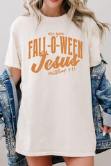 5000-E3143 Are You Fall O Ween Jesus Graphic Heavy Cotton Tee $9