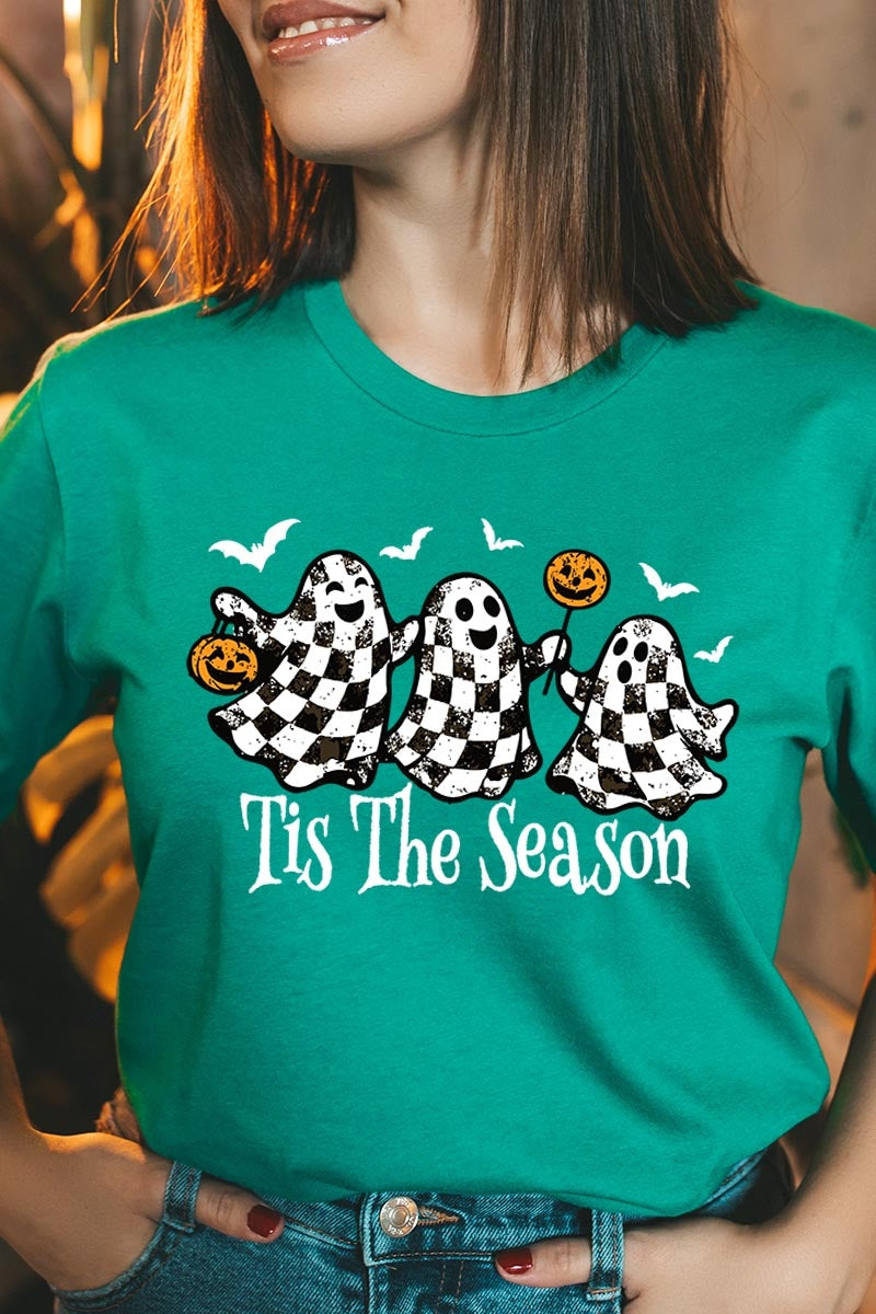 US3001P-E3124 Retro Ghosts Graphic Plus Tee $16