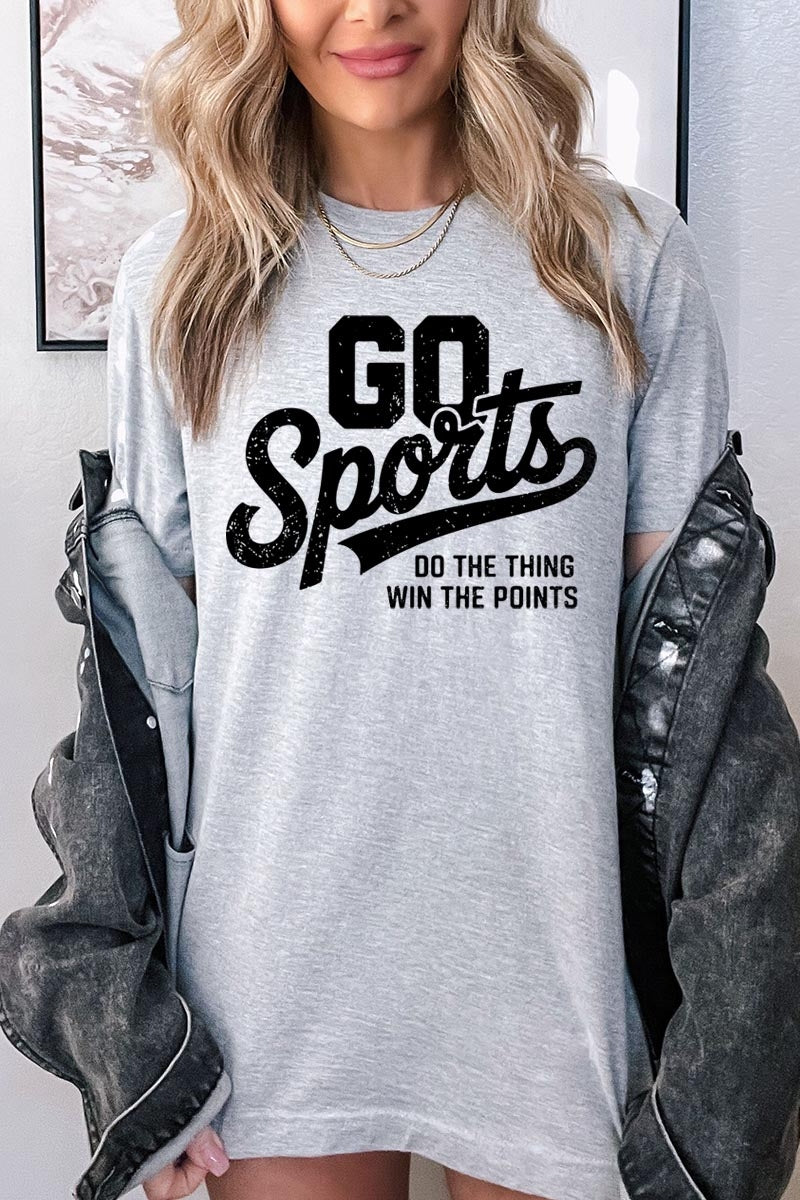 US3001-E3103 Go Sports Graphic Tee $12.5