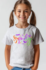 US3001Y-E3109Z Spooky Halloween Kids Graphic Tee $11