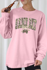 UL240-E3131 Football Game Day Camo Graphic Long Sleeve Tee $13.75
