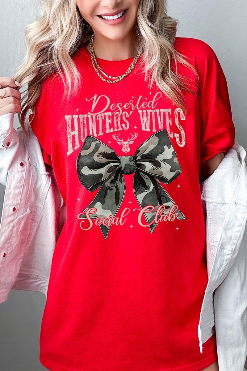 5000P-E3193 Huntersu2019 Wives Social Club Graphic Plus Heavy Cotton Tee $12.75