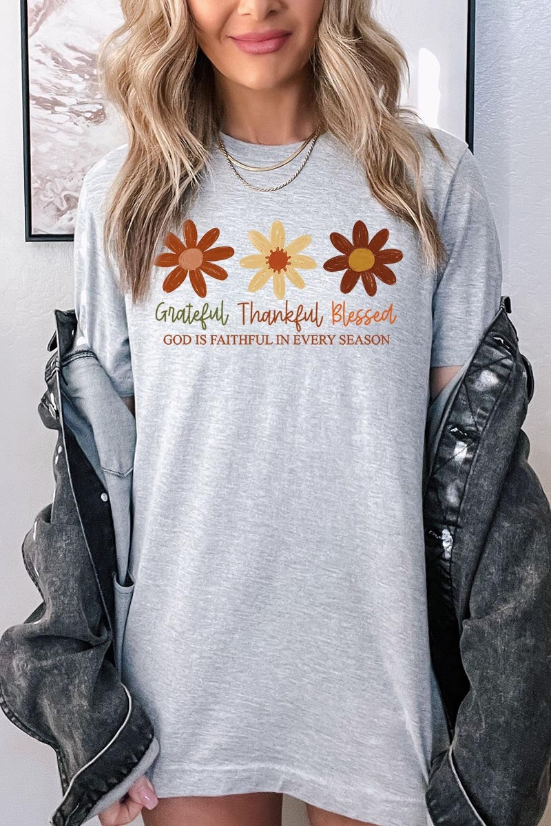 US3001P-E3165 Boho Fall Christian Graphic Plus Tee $16