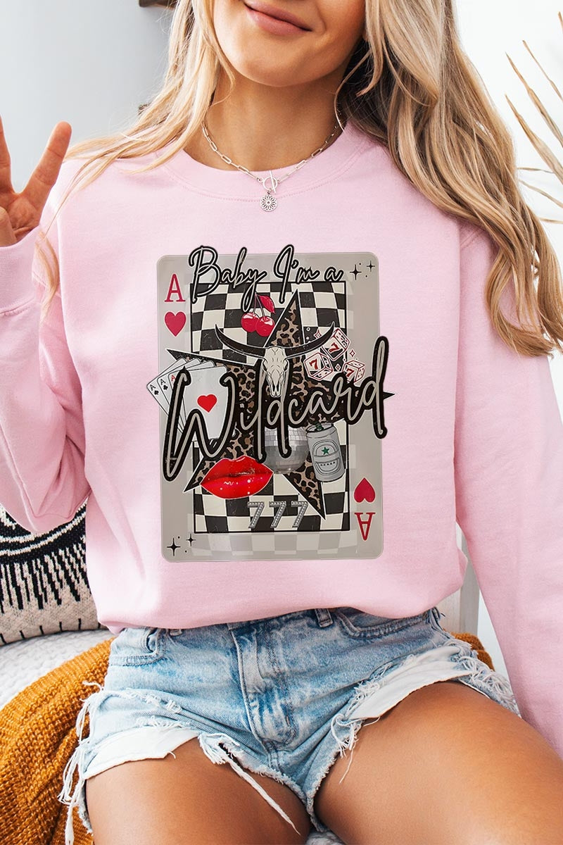 UL180-E3099 Retro Wildcard Graphic Sweatshirt $20