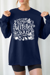 UL240-E3139 In a World of Witches Graphic Long Sleeve Tee $13.75
