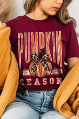 US3001P-E3145 Pumpkin Season Graphic Plus Tee $16
