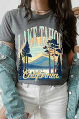 US3001-E3059 Lake Tahoe Graphic Tee $12.5