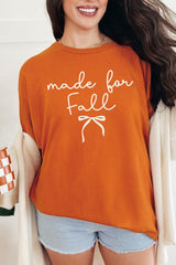 5000P-E3151 Made For Fall Graphic Plus Heavy Cotton Tee $12.75