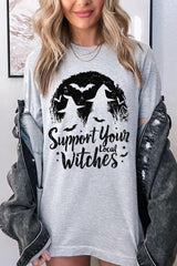 US3001-E3161 Local Witches Halloween Graphic Tee $12.5