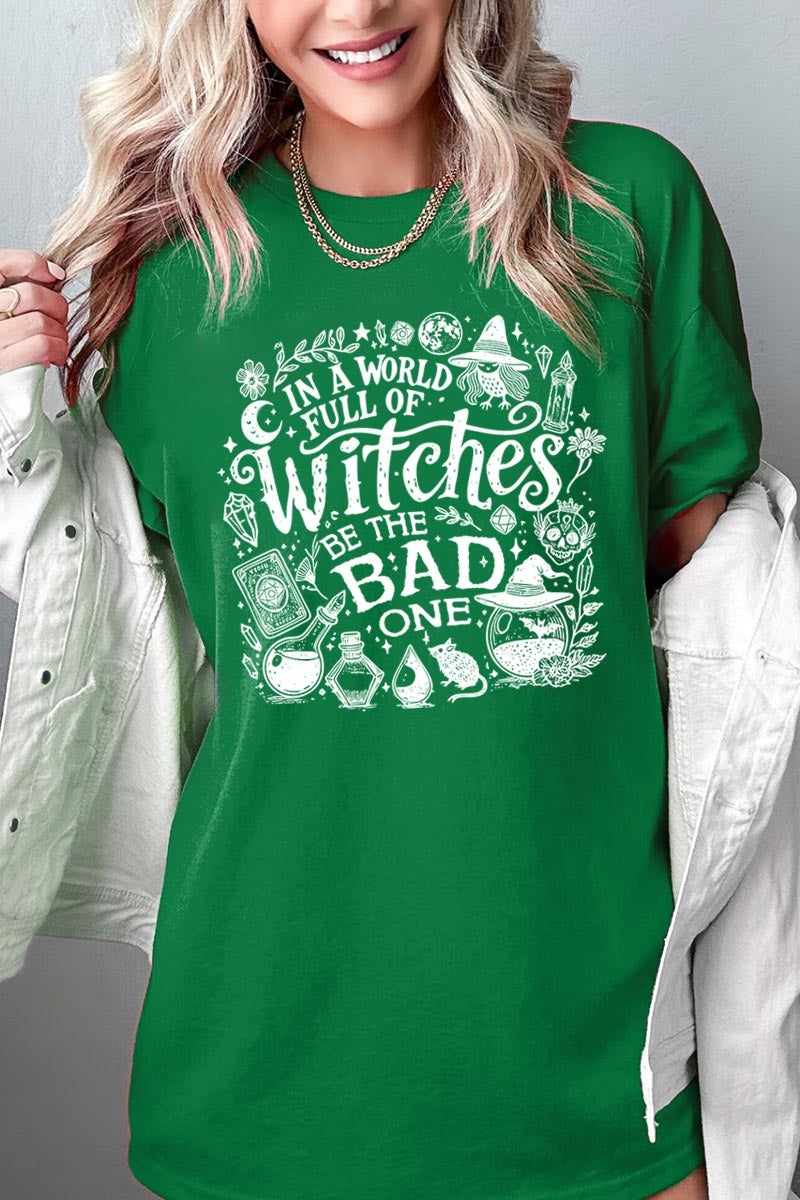 5000-E3139 In a World of Witches Graphic Heavy Cotton Tee $9