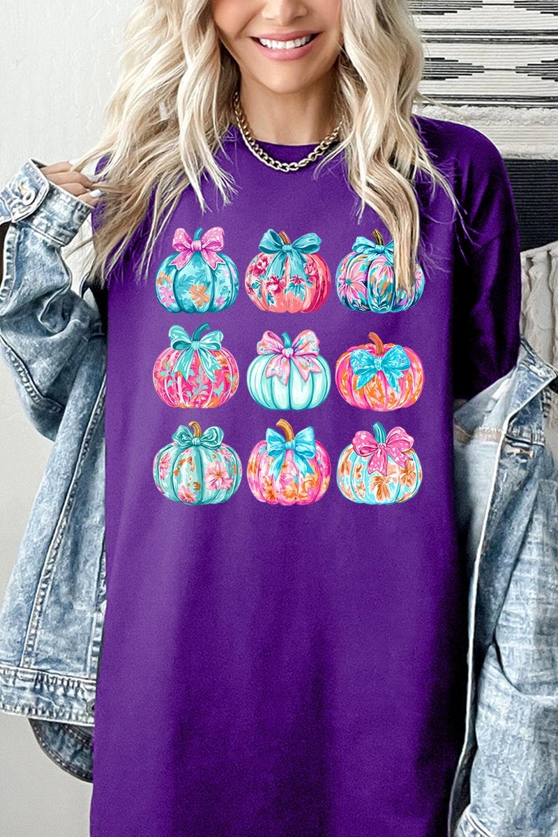 5000-E3137 Coquette Pumpkin Graphic Heavy Cotton Tee $9