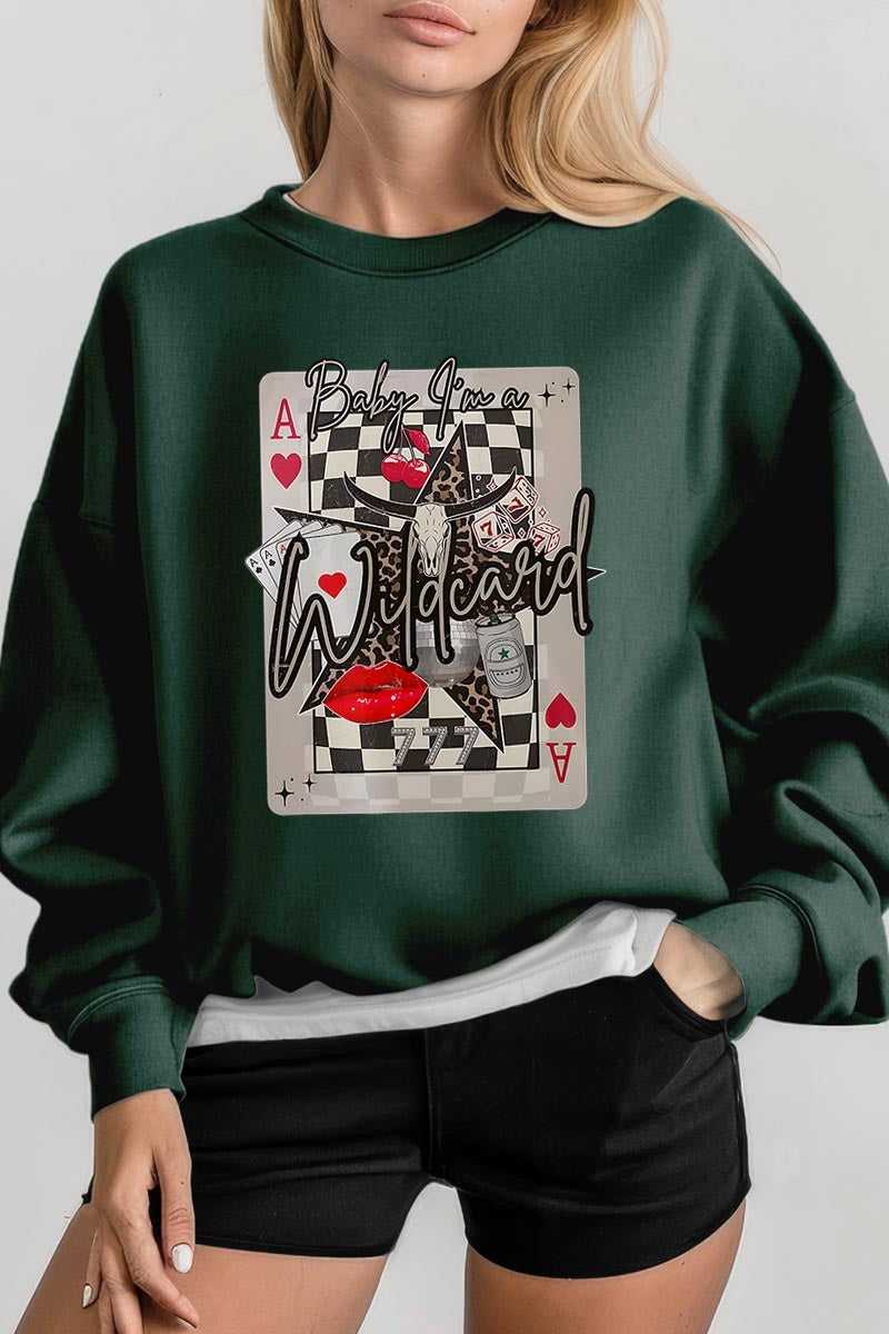 UL180P-E3099 Retro Wildcard Graphic Plus Sweatshirt $25