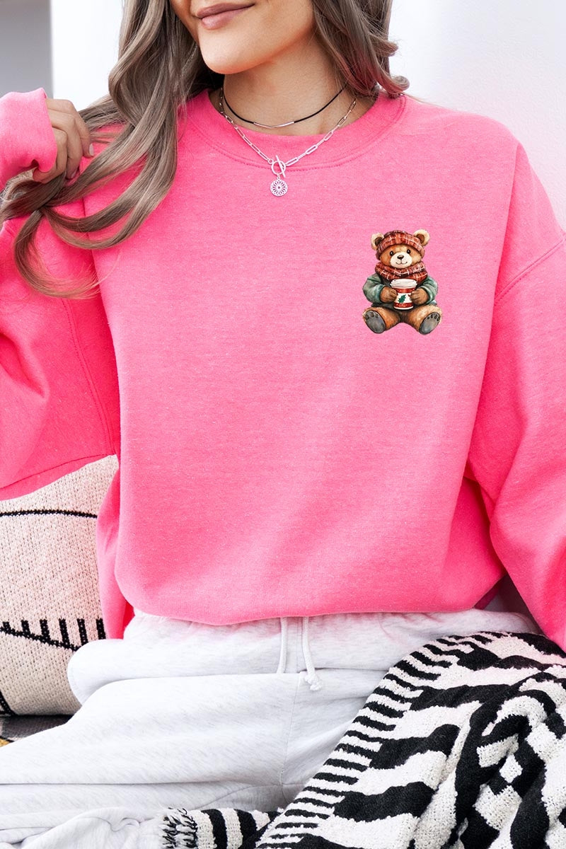 UL180-E3175 Christmas bear Graphic Sweatshirt $20