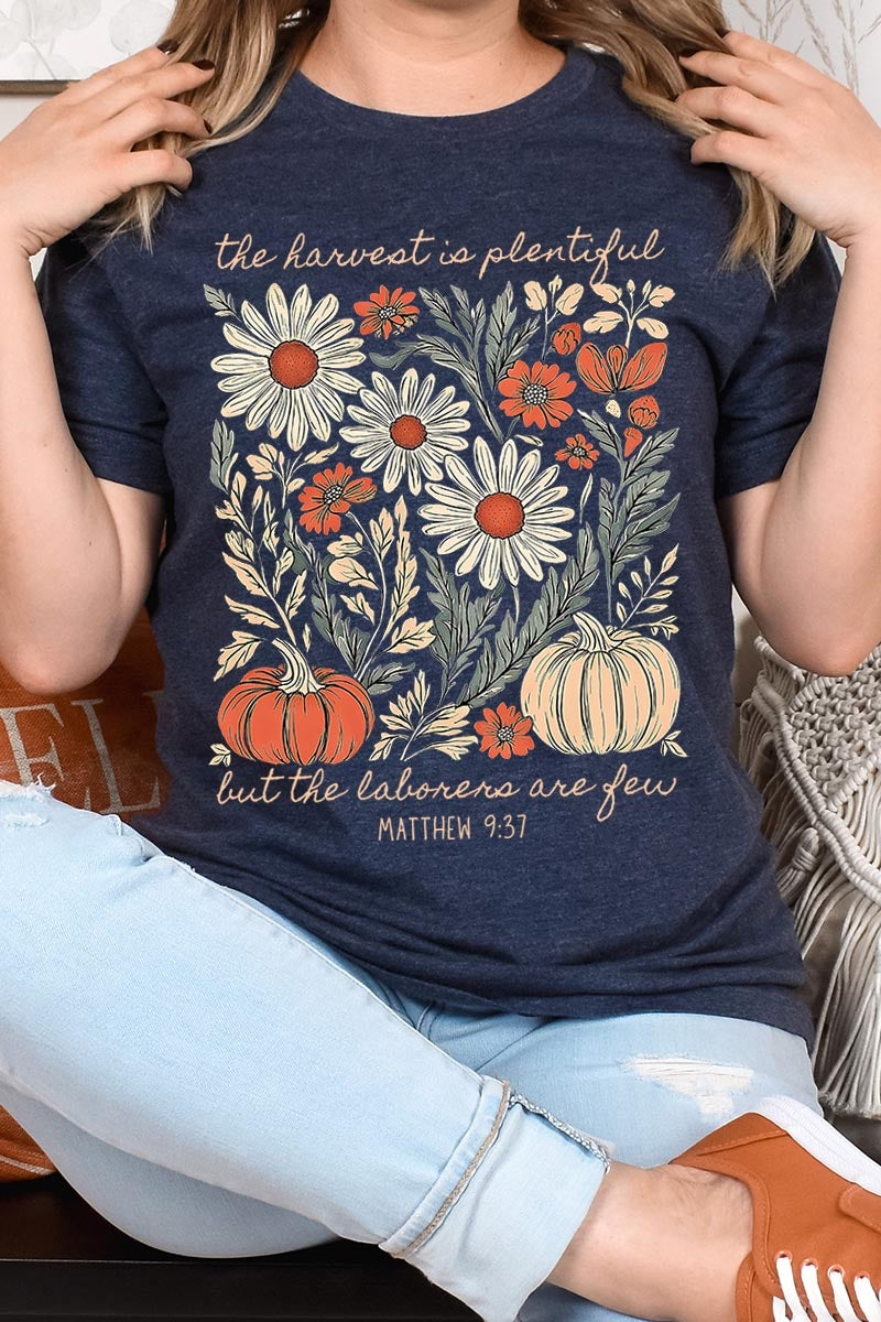 US3001-E3173 Faith Harvest Graphic Tee $12.5