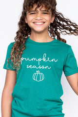US3001Y-E3152Z Pumpkin Season Kids Graphic Tee $11