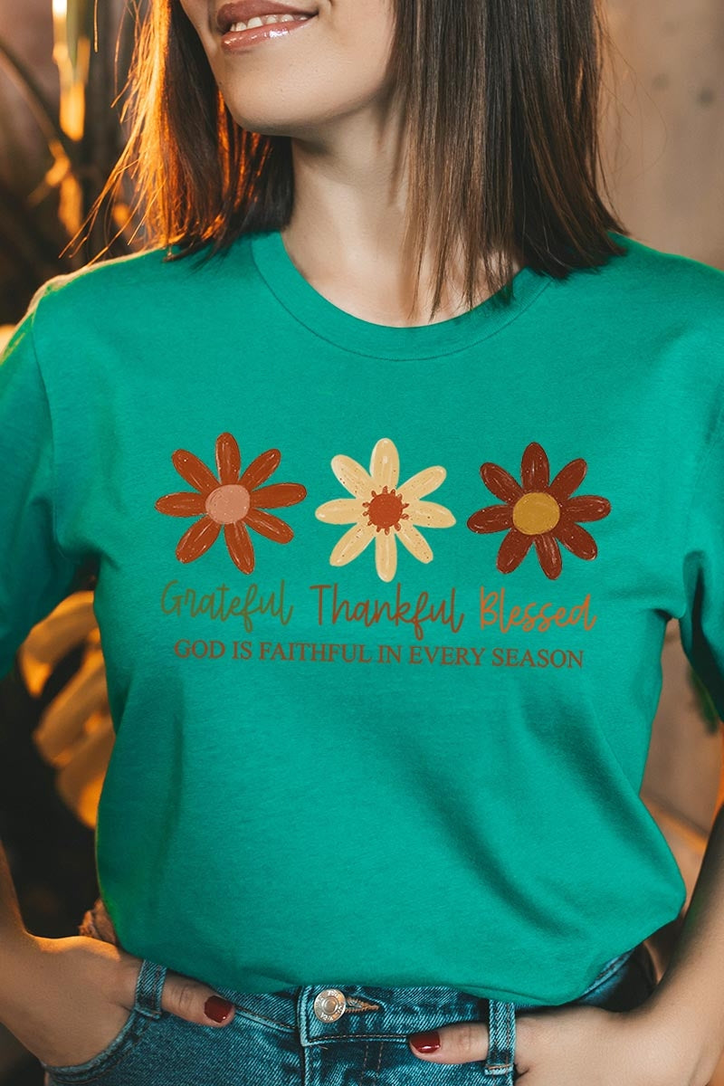 US3001P-E3165 Boho Fall Christian Graphic Plus Tee $16